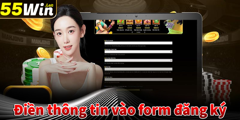 Điền thông tin cá nhân vào form đăng ký